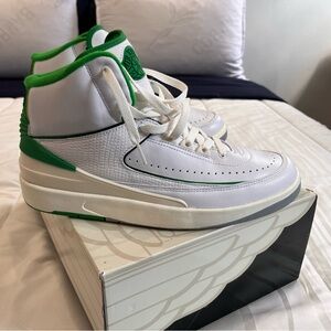 Air Jordan 2 lucky green/white